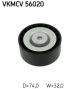 SKF Umlenk-/Führungsrolle, Keilrippenriemen VKMCV 56020