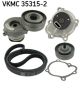 SKF Wasserpumpe + Keilrippenriemensatz VKMC 35315-2