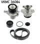 SKF Wasserpumpe + Keilrippenriemensatz VKMC 36084