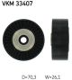 SKF Umlenk-/Führungsrolle, Keilrippenriemen VKM 33407