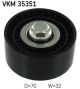 SKF Umlenk-/Führungsrolle, Keilrippenriemen VKM 35351
