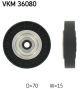 SKF Umlenk-/Führungsrolle, Keilrippenriemen VKM 36080