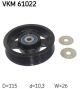 SKF Umlenk-/Führungsrolle, Keilrippenriemen VKM 61022