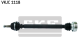 SKF Antriebswelle VKJC 1118