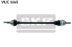 SKF Antriebswelle VKJC 1665