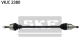 SKF Antriebswelle VKJC 2380