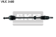 SKF Antriebswelle VKJC 3480
