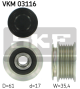 SKF Generatorfreilauf VKM 03116