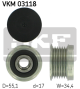 SKF Generatorfreilauf VKM 03118