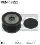SKF Generatorfreilauf VKM 03211