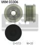 SKF Generatorfreilauf VKM 03306