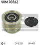 SKF Generatorfreilauf VKM 03512