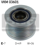 SKF Generatorfreilauf VKM 03601