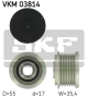 SKF Generatorfreilauf VKM 03814