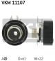 SKF Spannrolle, Zahnriemen VKM 11107