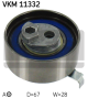 SKF Spannrolle, Zahnriemen VKM 11332