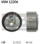 SKF Spannrolle, Zahnriemen VKM 12206