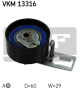 SKF Spannrolle, Zahnriemen VKM 13316