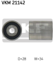 SKF Umlenk-/Führungsrolle, Zahnriemen VKM 21142