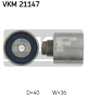 SKF Umlenk-/Führungsrolle, Zahnriemen VKM 21147