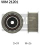 SKF Umlenk-/Führungsrolle, Zahnriemen VKM 21201