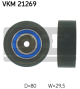 SKF Umlenk-/Führungsrolle, Zahnriemen VKM 21269