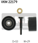 SKF Umlenk-/Führungsrolle, Zahnriemen VKM 22179