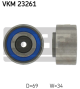SKF Umlenk-/Führungsrolle, Zahnriemen VKM 23261