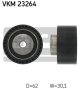 SKF Umlenk-/Führungsrolle, Zahnriemen VKM 23264
