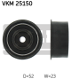 SKF Umlenk-/Führungsrolle, Zahnriemen VKM 25150