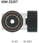 SKF Umlenk-/Führungsrolle, Zahnriemen VKM 25207