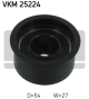 SKF Umlenk-/Führungsrolle, Zahnriemen VKM 25224