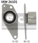 SKF Umlenk-/Führungsrolle, Zahnriemen VKM 26101