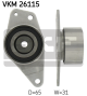 SKF Umlenk-/Führungsrolle, Zahnriemen VKM 26115