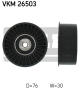 SKF Umlenk-/Führungsrolle, Zahnriemen VKM 26503