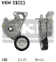 SKF Riemenspanner, Keilrippenriemen VKM 31011