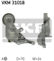 SKF Riemenspanner, Keilrippenriemen VKM 31018