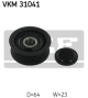 SKF Umlenk-/Führungsrolle, Keilrippenriemen VKM 31041