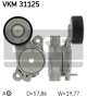 SKF Riemenspanner, Keilrippenriemen VKM 31125