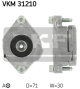 SKF Riemenspanner, Keilrippenriemen VKM 31210