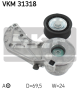 SKF Riemenspanner, Keilrippenriemen VKM 31318