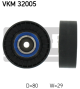 SKF Umlenk-/Führungsrolle, Keilrippenriemen VKM 32005