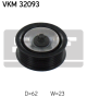 SKF Umlenk-/Führungsrolle, Keilrippenriemen VKM 32093