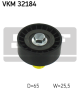 SKF Umlenk-/Führungsrolle, Keilrippenriemen VKM 32184