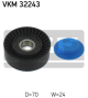 SKF Umlenk-/Führungsrolle, Keilrippenriemen VKM 32243