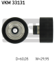 SKF Umlenk-/Führungsrolle, Keilrippenriemen VKM 33131