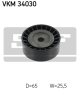 SKF Umlenk-/Führungsrolle, Keilrippenriemen VKM 34030