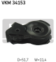 SKF Riemenspanner, Keilrippenriemen VKM 34153