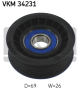 SKF Umlenk-/Führungsrolle, Keilrippenriemen VKM 34231
