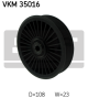 SKF Umlenk-/Führungsrolle, Keilrippenriemen VKM 35016